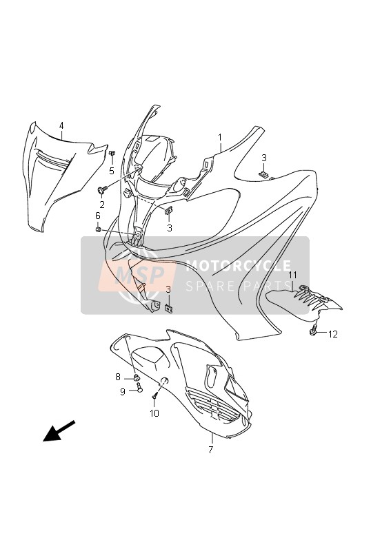 Front Leg Shield (AN650A E51)